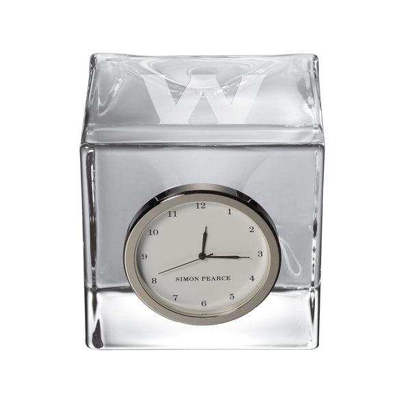 Williams Glass Desk Clock by Simon Pearce Shot #1