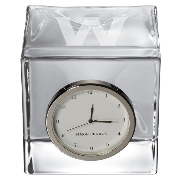 Williams Glass Desk Clock by Simon Pearce Shot #2