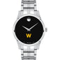 Williams Men's Movado Collection Stainless Steel Watch with Black Dial Shot #2
