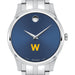 Williams Men's Movado Collection Stainless Steel Watch with Blue Dial