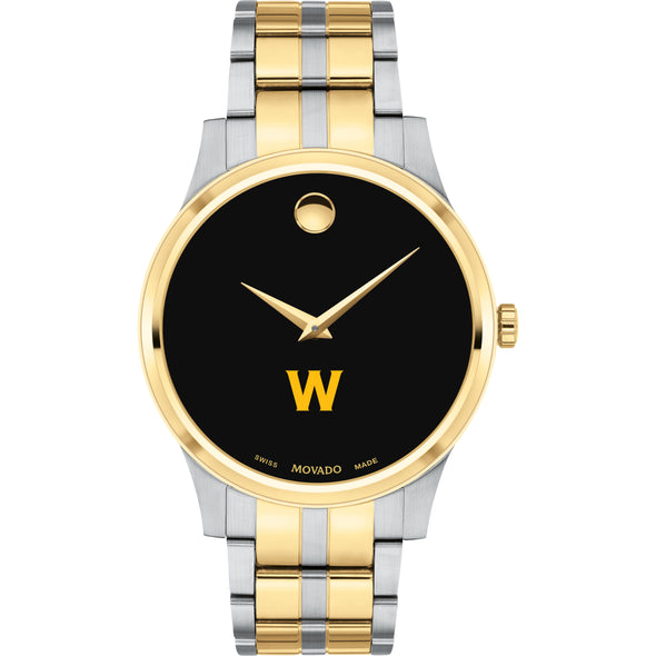 Williams Men's Movado Collection Two-Tone Watch with Black Dial Shot #2