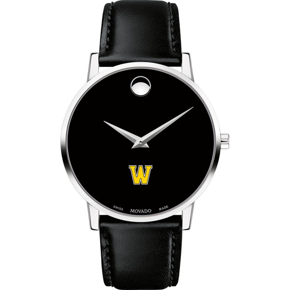 Williams Men&#39;s Movado Museum with Leather Strap Shot #2
