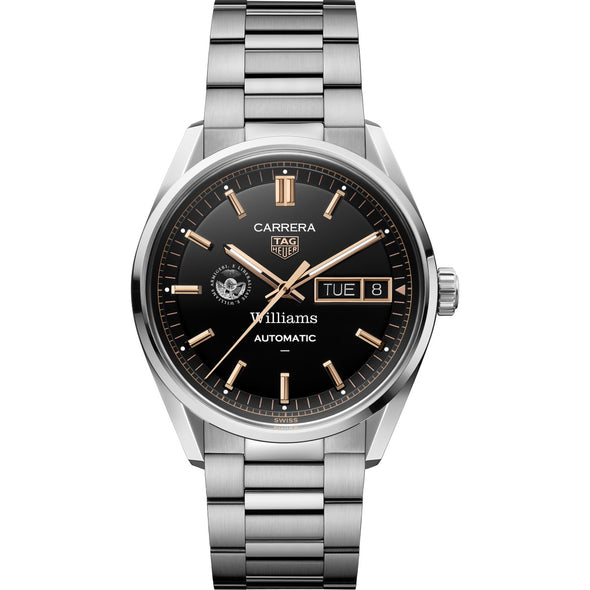 Williams Men's TAG Heuer Carrera Day-Date with Black Dial Shot #2
