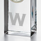 Williams Tall Glass Desk Clock by Simon Pearce Shot #2
