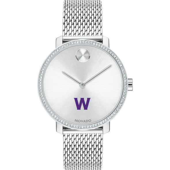 Williams Women's Movado Bold with Crystal Bezel & Mesh Bracelet Shot #2