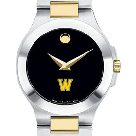 Williams Women&#39;s Movado Collection Two-Tone Watch with Black Dial Shot #1
