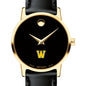 Williams Women's Movado Gold Museum Classic Leather Shot #1
