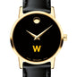 Williams Women's Movado Gold Museum Classic Leather Shot #1