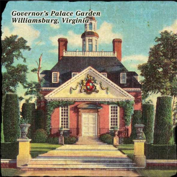 Williamsburg Vintage Marble Coasters Shot #3