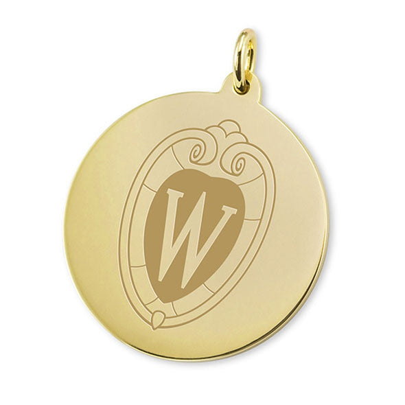 University of Wisconsin 18K Gold Individual Charm