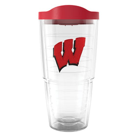 Wisconsin 24 oz. Tervis Tumblers with Emblem - Set of 2 Shot #1