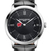 Wisconsin Men's Baume et Mercier 40mm Classima Quartz Watch with Black Dial & Black Leather Strap
