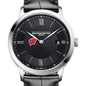 Wisconsin Men's Baume et Mercier 40mm Classima Quartz Watch with Black Dial & Black Leather Strap Shot #1
