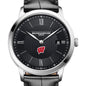 Wisconsin Men's Baume et Mercier 40mm Classima Quartz Watch with Black Dial & Black Leather Strap Shot #1