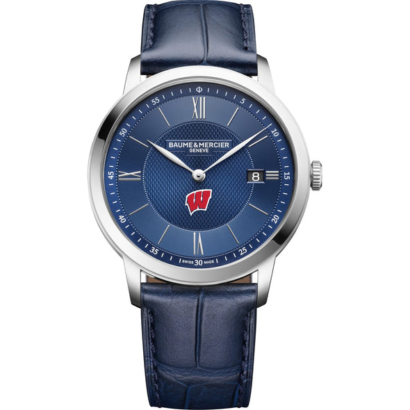 Wisconsin Men's Baume et Mercier 40mm Classima Quartz Watch with Blue Dial & Dark Blue Leather Strap Shot #2