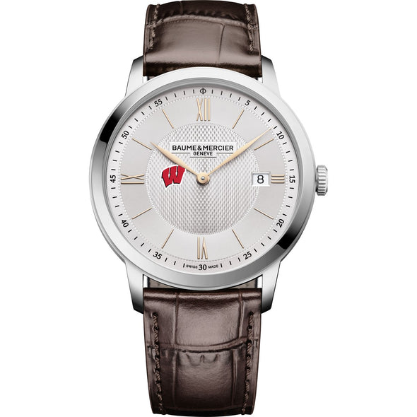 Wisconsin Men's Baume et Mercier 40mm Classima Quartz Watch with Silver Dial & Dark Brown Leather Strap Shot #2