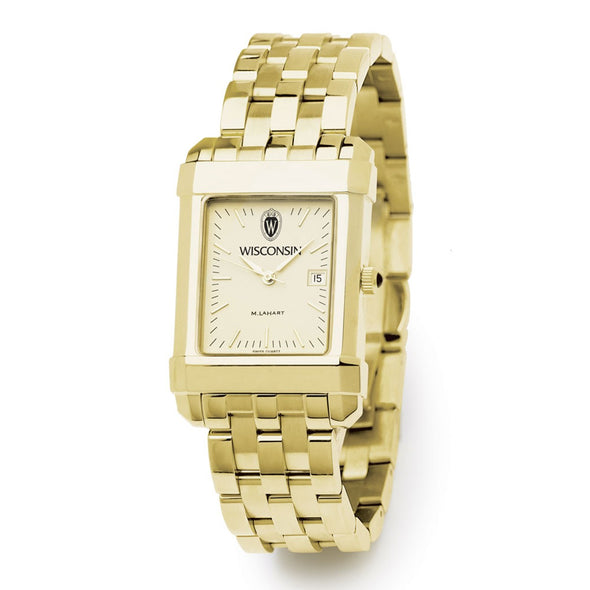 Wisconsin Men's Gold Quad with Bracelet Shot #2