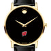 Wisconsin Men's Movado Gold Museum Classic Leather