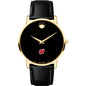 Wisconsin Men's Movado Gold Museum Classic Leather Shot #2