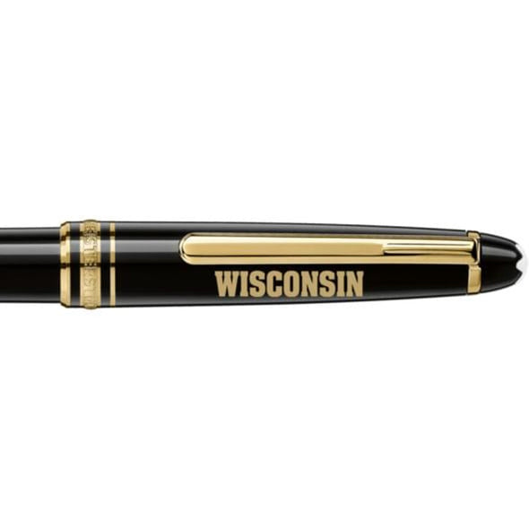 Wisconsin Montblanc Meisterstück Classique Ballpoint Pen in Gold Shot #2