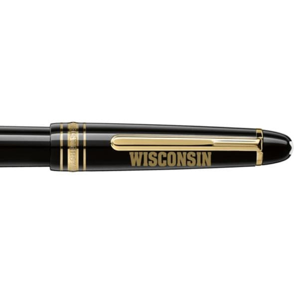Wisconsin Montblanc Meisterstück Classique Fountain Pen in Gold Shot #2