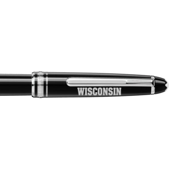 Wisconsin Montblanc Meisterstück Classique Rollerball Pen in Platinum Shot #2