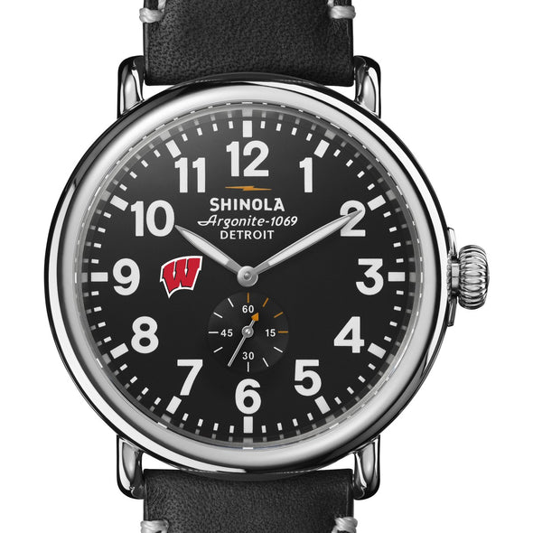 Wisconsin Shinola Watch, The Runwell 47 mm Black Dial Shot #1