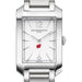 Wisconsin Women's Baume et Mercier 35X22mm Hampton Watch with Silver Dial & Bracelet