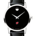 Wisconsin Women's Movado Museum with Leather Strap