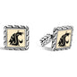 WSU Cufflinks by John Hardy with 18K Gold Shot #2
