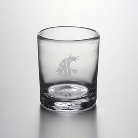 WSU Double Old Fashioned Glass by Simon Pearce Shot #1