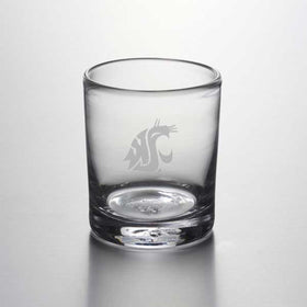 WSU Double Old Fashioned Glasses by Simon Pearce Shot #1