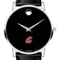 WSU Men's Movado Museum with Leather Strap Shot #1
