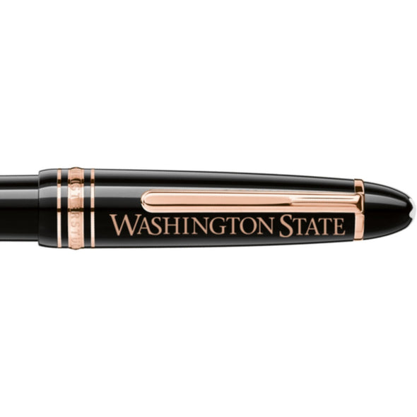 WSU Montblanc Meisterstück LeGrand Ballpoint Pen in Red Gold Shot #2
