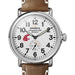 WSU Shinola Watch, The Runwell 41 mm White Dial
