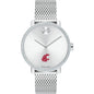 WSU Women's Movado Bold with Crystal Bezel & Mesh Bracelet Shot #2