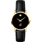 WSU Women's Movado Gold Museum Classic Leather Shot #2