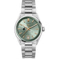 WSU Women's TAG Heuer Steel Carrera Automatic with Green Dial Shot #2