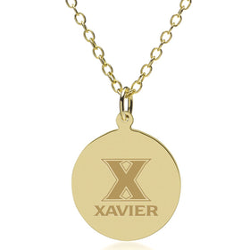 Xavier 14K Gold Pendant &amp; Chain Shot #1