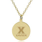 Xavier 14K Gold Pendant & Chain Shot #1
