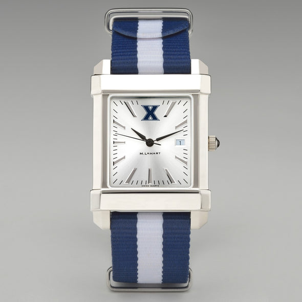 Xavier Collegiate Watch with RAF Nylon Strap for Men Shot #2