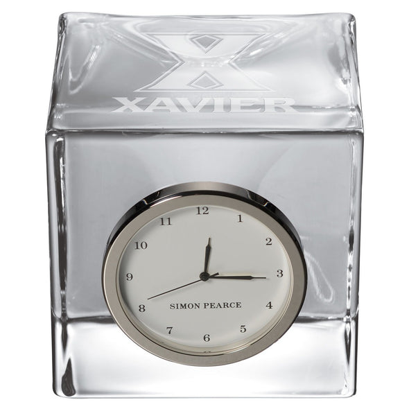 Xavier Glass Desk Clock by Simon Pearce Shot #2
