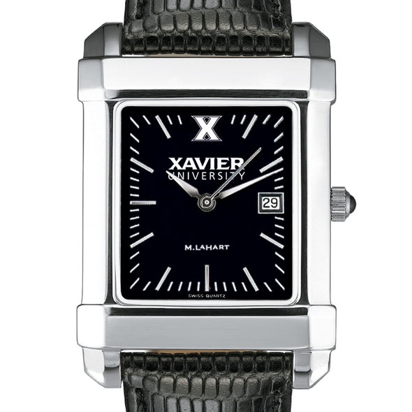 Xavier Men's Black Quad with Leather Shot #1