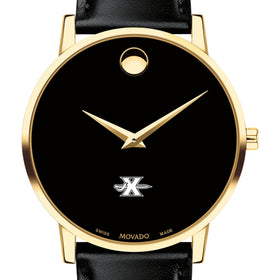 Xavier Men's Movado Gold Museum Classic Leather Shot #1