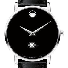 Xavier Men&#39;s Movado Museum with Leather Strap Shot #1