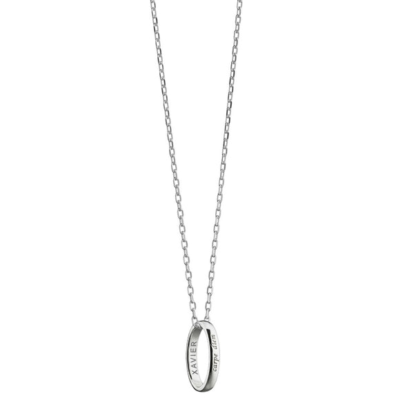 Xavier Monica Rich Kosann "Carpe Diem" Poesy Ring Necklace in Silver Shot #2