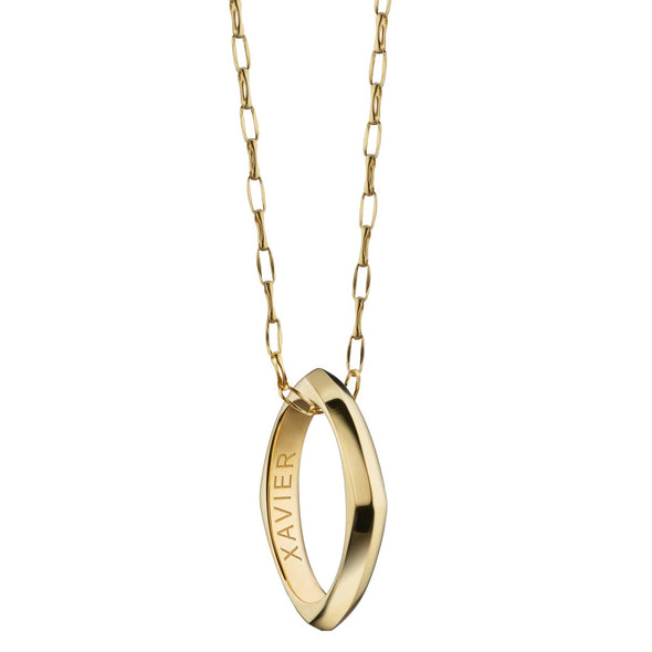 Xavier Monica Rich Kosann Poesy Ring Necklace in Gold Shot #1