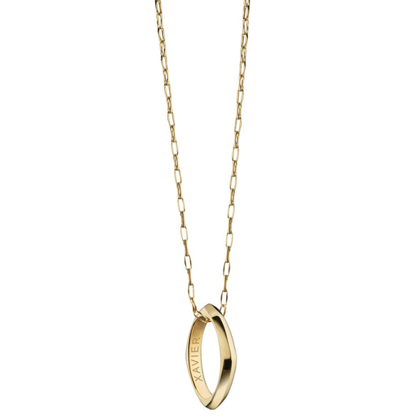 Xavier Monica Rich Kosann Poesy Ring Necklace in Gold Shot #2