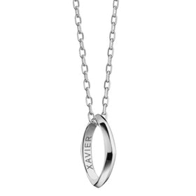 Xavier Monica Rich Kosann Poesy Ring Necklace in Silver Shot #1