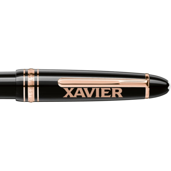 Xavier Montblanc Meisterstück LeGrand Ballpoint Pen in Red Gold Shot #2